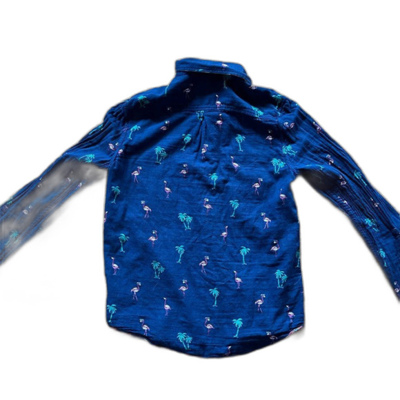 Chubbies The Inside Out Flip Reverse It Plaid & Palms Pearl Snap Shirt Mens Sz M - Picture 5 of 8